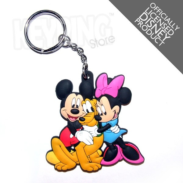 Mickey Mouse, Pluto & Minnie Keyring - Disney - Officially Licensed - The Keyring  Store