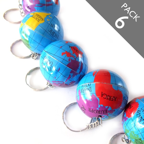 Mini on sale globe keyring